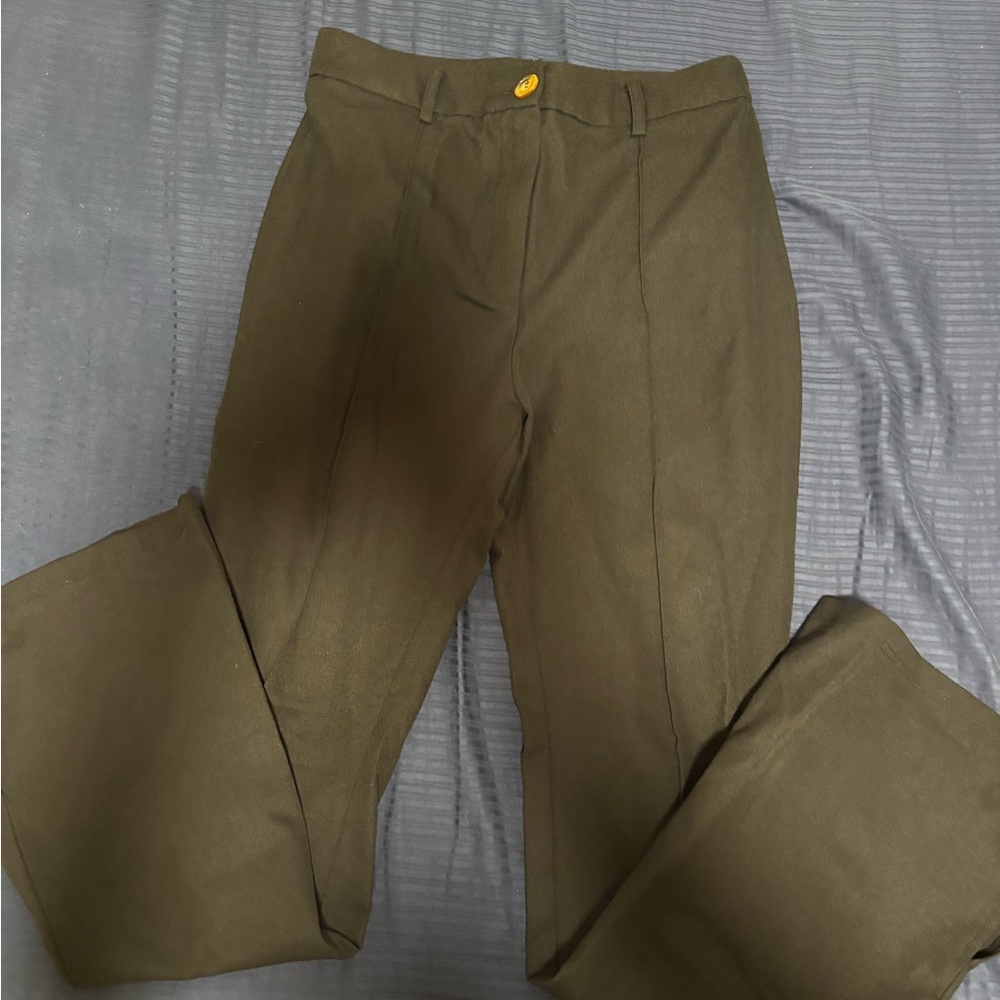 Women’s Black Flared Slacks